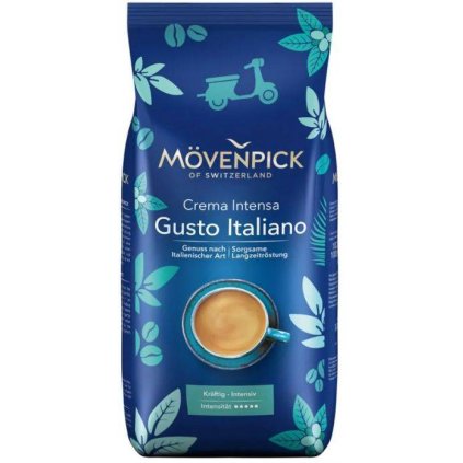 Movenpick Gusto Italiano zrnková káva 1kg 4006581017815