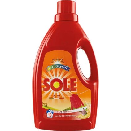 Sole 1L prací gel 16W Capi Colorati na barevné prádlo 8002910025106
