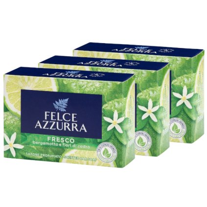 Felce Azzurra soap 3x100g Fresco tuhé mýdlo 8001280307638