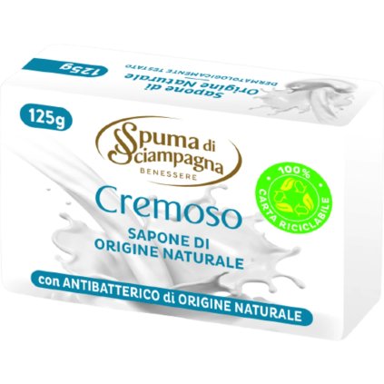 Spuma di Sciampagna Benessere 125g Cremoso tuhé mýdlo 8007750017854