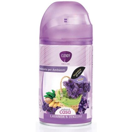 Clendy osvěžovač vzduchu náhrdní náplň 250ml Lavanda & Zenzero