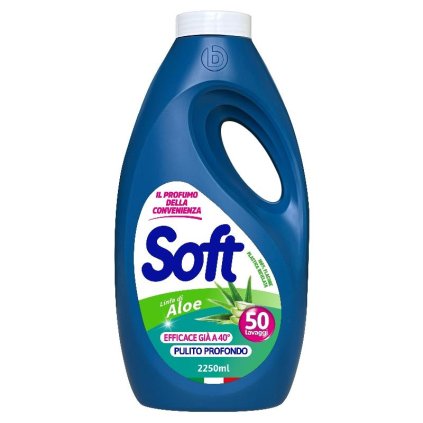 Soft 2250ml prací gel 50W Linfa Di Aloe 8003640022229