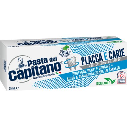 Pasta del Capitano 75ml Placca E Carie zubní pasta 8002140039010