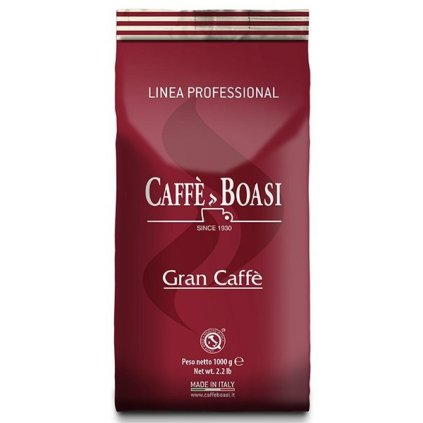 Caffé Boasi 1kg Gran Café zrnková káva červené 8003370061109