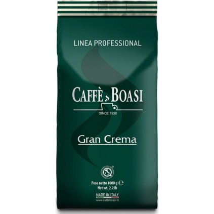 Caffé Boasi 1kg Gran Crema zrnková káva zelené 8003370051100