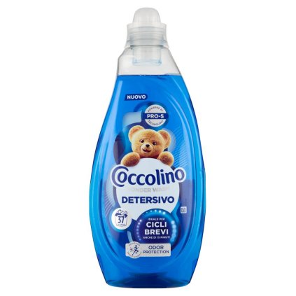 Coccolino prací gel 1480ml Wonder Wash 37W Odor Protection modrý 8720181593536