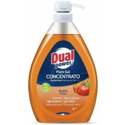 Dual Power Aceto Vinegar 1L prostředek na nádobí s pumpičkou 8050999570222