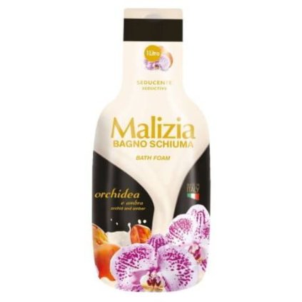 Malizia koupelová a sprchová pěna do koupele Amber and Orchid 1000 ml 8003510036363