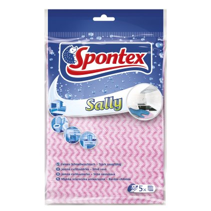 Spontex Sally 5ks Jemná rychloutěrka rychle savá 9001378430254