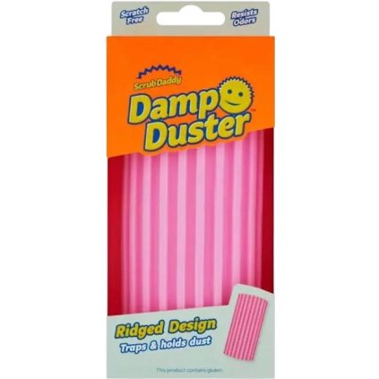 Scrub Daddy Damp Duster růžový houbička na utírání prachu 5060481023788