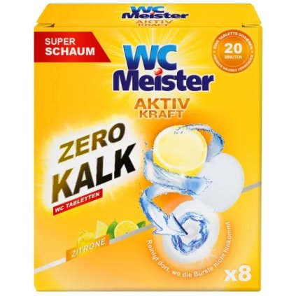 WC Meister Aktiv Kraft WC Tabletten Zitrone 8ks tablety na čištění WC 4260418936193