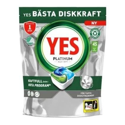 Yes All in One Platinum 45ks Regular kapsle do myčky 8700216240079