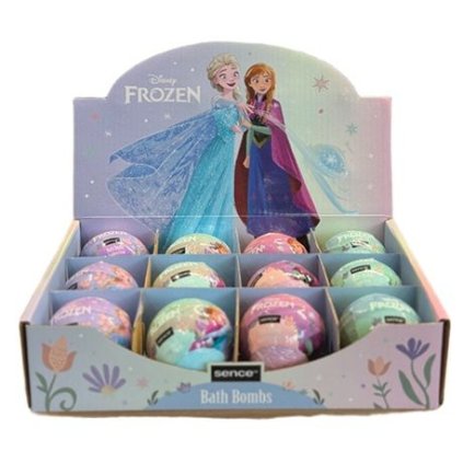 Bath Bombs Frozen 100g 12ks šumivá koule do koupele 8721073611383