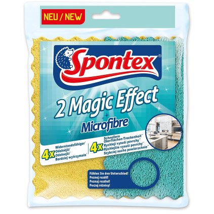 Spontex 2 Magic Effect Microfirbe 2ks hadříky z mikrovlákna 3384127000400