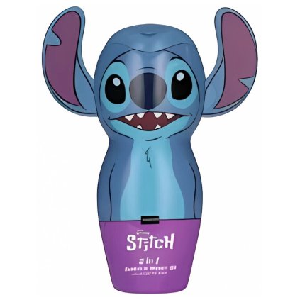 Disney Stitch 300ml 2v1 Blueberry šampon+sprchový gel modrý 8721073610959