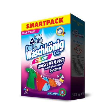 Waschkönig Color SMARTPACK 375 g prací prášek