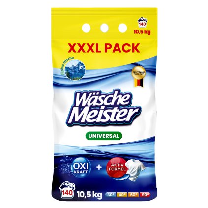 WascheMeister prací prášek 10,5 kg Universal Folie – 140 WL 4260418930276