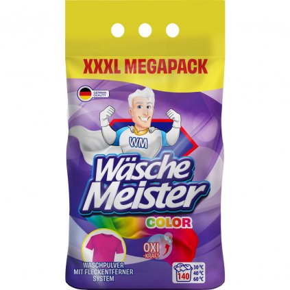 WascheMeister prací prášek 10,5 kg Color – 140 WL 4260418930283