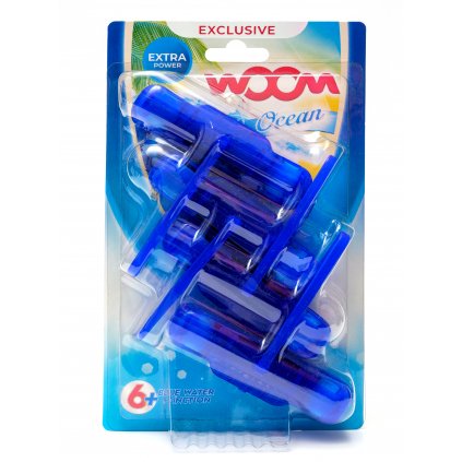 wOOm WC závěska 4x50g barvící Ocean 736292434765