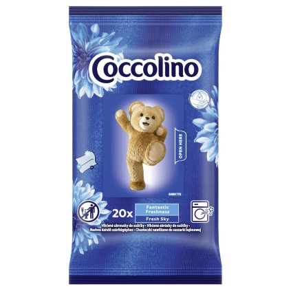 Coccolino ubrousky do sušičky Fresh Sky 20ks 8720181674174