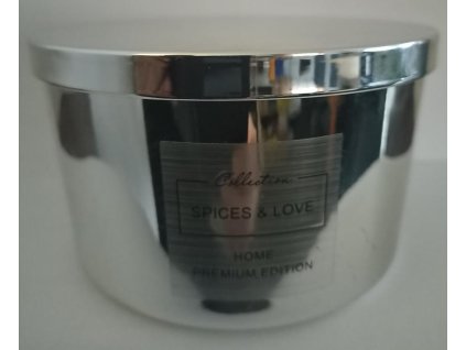 vonná svíčka stříbrná