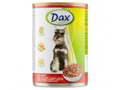 DAX kozerva pro psy s hovězím masem 1250 g