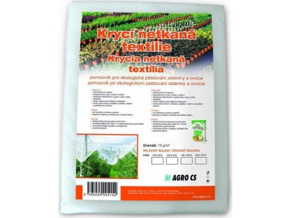 krycí bílá ntkaná textilie 1,6 x 5 m