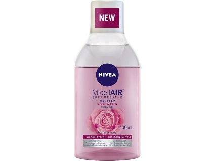 48063 nivea dvoufazova micelarni voda s ruzovou vodou 400 ml