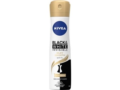 48069 nivea black white invisible silky smooth deospray 150 ml