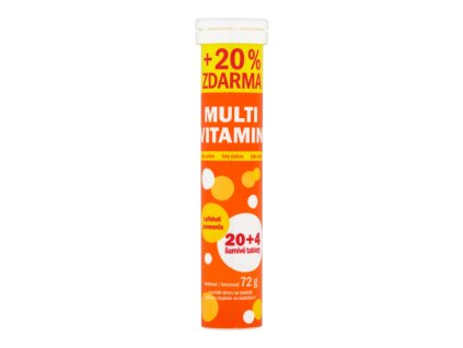 Vitar Multivitamín 24 ks šumivé tablety pomeranč 72g