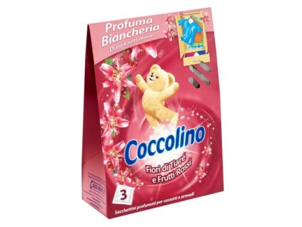 Coccolino vonné sáčky fiori di tiaré e Frutti Rossi 3ks