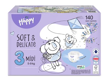 94660 bella happy s d vel 3 midi 5 9 kg box 70 x 2 ks