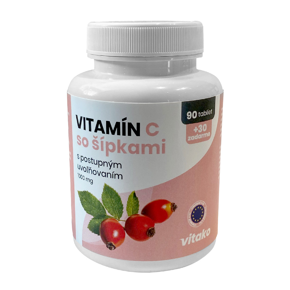 Vitamín C se šípky 120 tablet