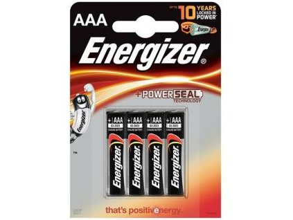 Energizer Alkalické napájení AAA 4 balení