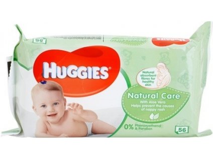 Huggies Natural Care vlhčené utěrky 56ks