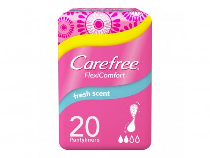 15935 carefree flexicomfort svěží vůně výtažek skluzu hygienické vložky 20ks