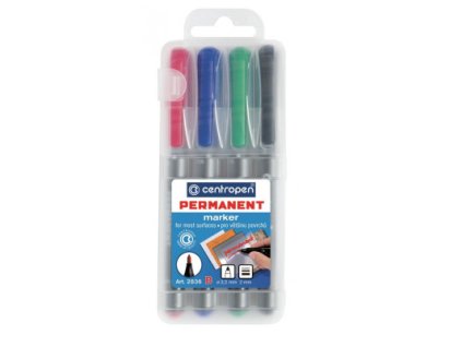 Popisovač Centropen 2836 permanentní sada 4ks