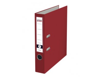 Pákový pořadač A4 50mm PP Caesar vínový