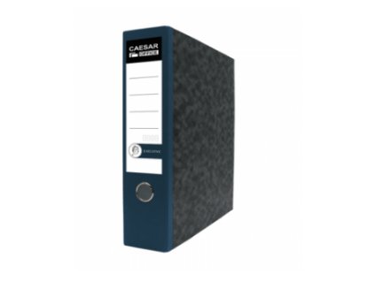 Pákový pořadač A4 80mm Caesar Office Executive mramor modrý