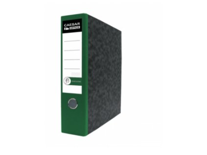 Pákový pořadač A4 80mm Caesar Office Executive mramor zelený