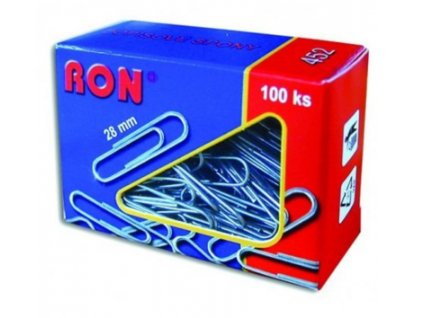 Dopisní spony kancelářské RON 452 28mm 100ks