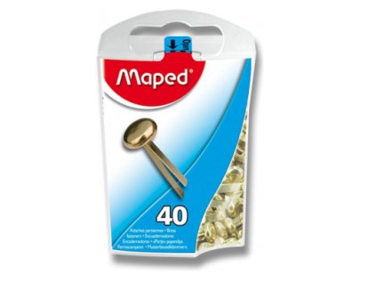 Mosazné nýtky/sponky Maped 40ks