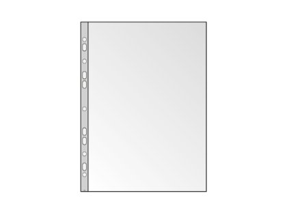 Euro obal A4 40µ 100ks čirý 984