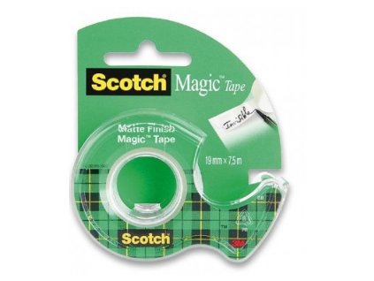 Samolepicí páska 3M Scotch Magic Invisible s odvíječem 19mmx7,5m