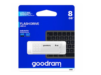 Goodram USB flash disk USB 2.0 8GB UME2 bílý 696814