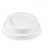 Víčko 90mm vypouklé bílé, pro papírové kelímky, průměr 90 mm, 100 ks.