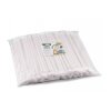 Bio papírové brčko Jumbo 25cm 100ks hygienicky balené