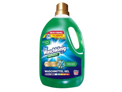 Waschkönig prací gel Universal 110 praní, 3,305 l