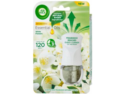 AIRWICK Electric strojek a náplň Bílé květy 19 ml