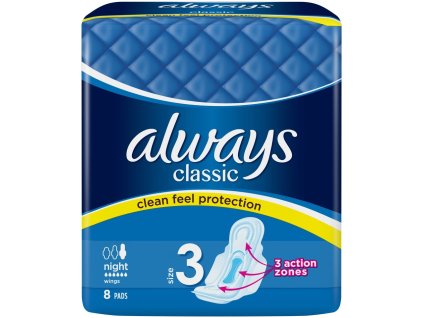 Always vložky Classic Night 8ks